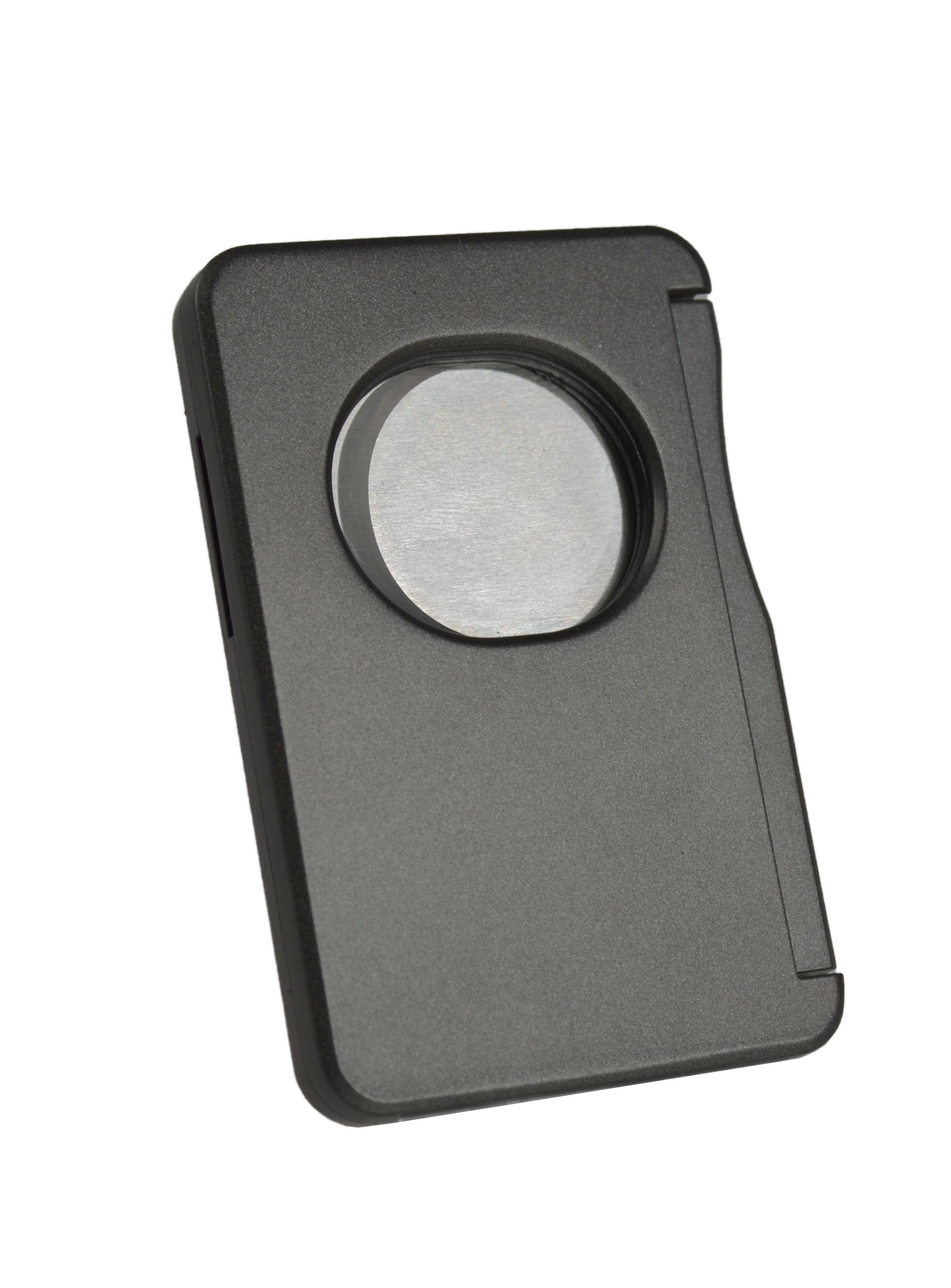 Premium Visol Sidecut Double Guillotine Cigar Cutter - Gunmetal Finish | Sharp Stainless Steel Blades | Perfect for Cigar Enthusiasts & Gifts | Ideal for Home, Office & Outdoor Use