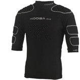 KOOGA IPS VII Rugby Body Protection - Black/Silver - Impact Protection for Rugby Players - Perfect for Training & Matches