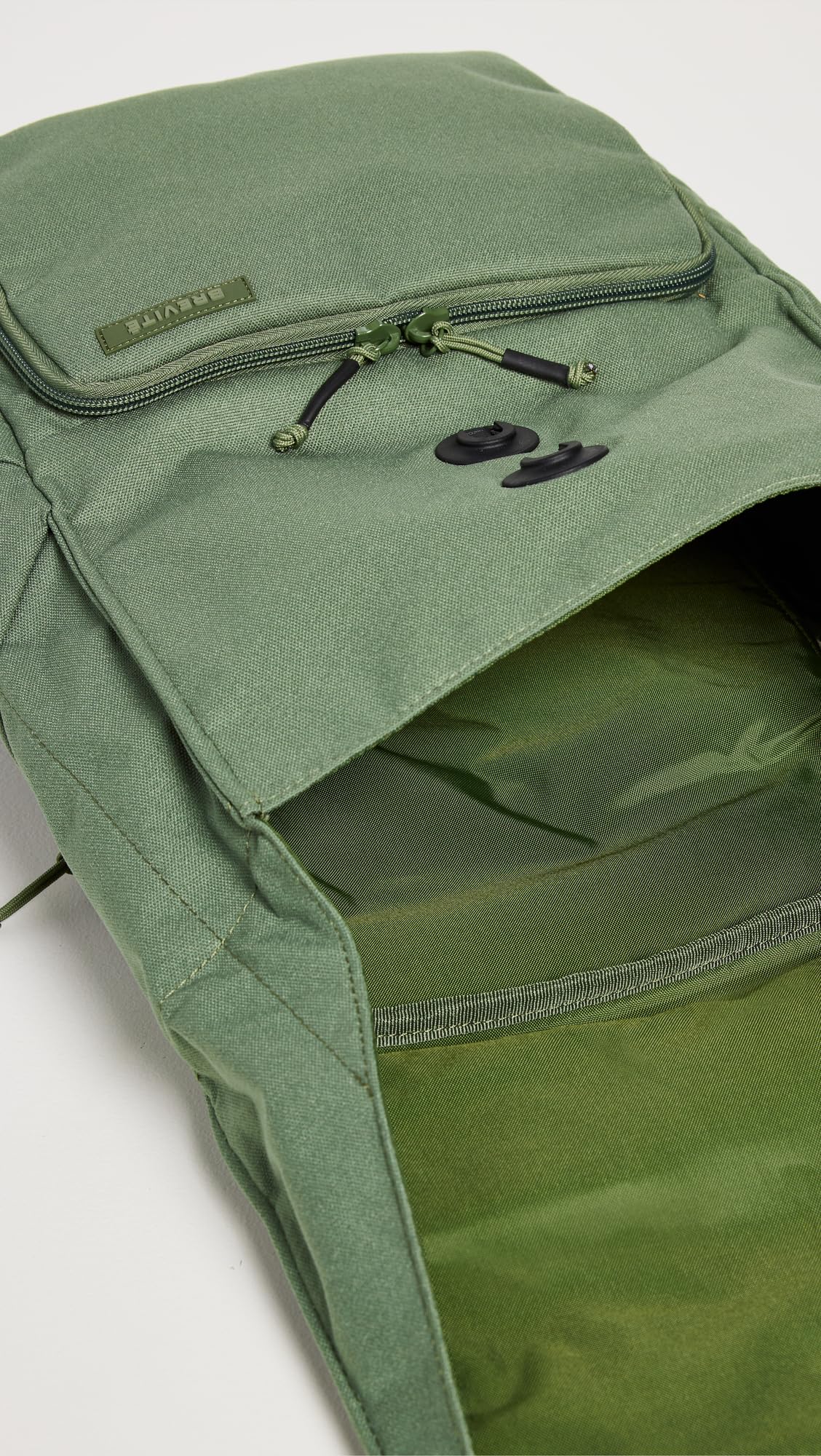 Brevite The Daily Backpack - Lightweight Durable Green Backpack for Men & Women, Perfect for Travel, Work, School & Outdoor Adventures