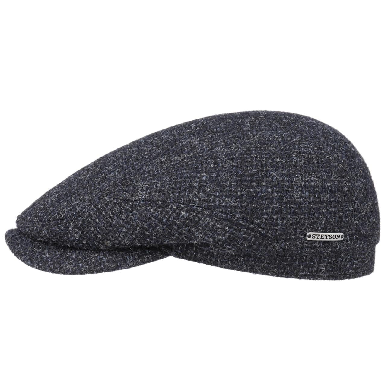 Stetson Belfast Tweed Flat Cap for Men - Classic Irish Wool Driver Hat for Outdoor, Golf, and Casual Wear