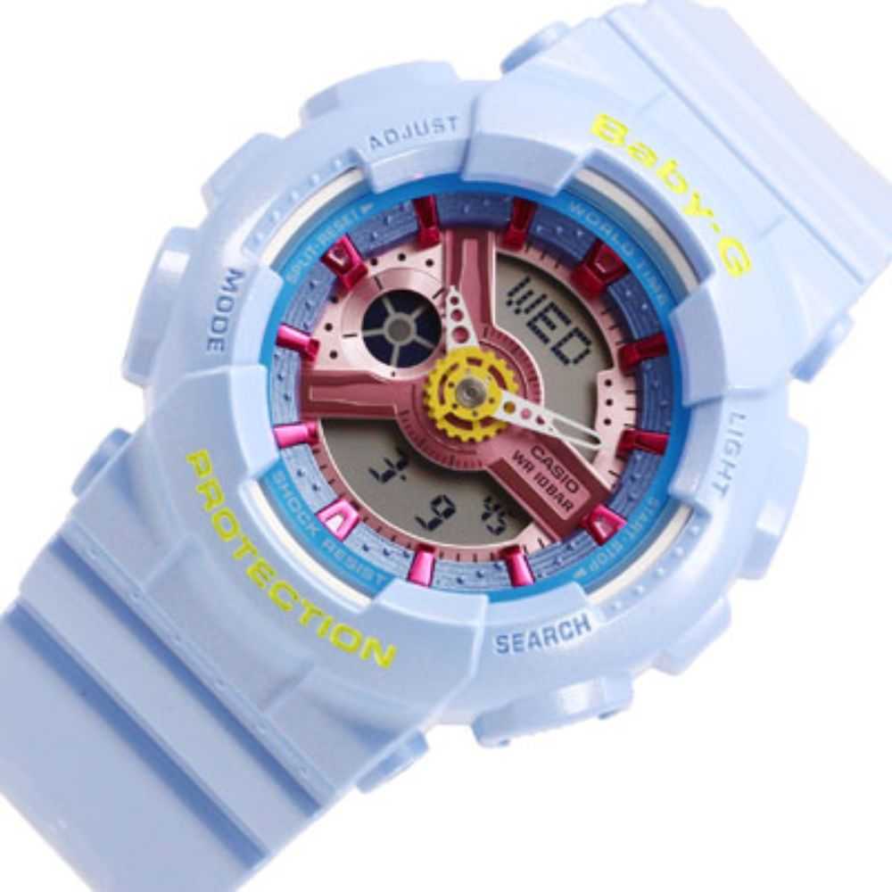Casio Baby-G BA-110CA-2ADR Digital Sport Watch for Women - Shock Resistant, Water Resistant, LED Light - Perfect for Running, Swimming & Outdoor Activities