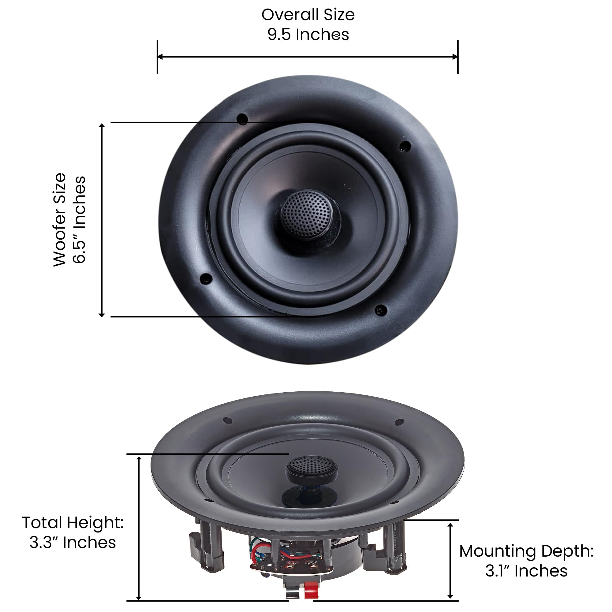 2000W Bluetooth Home Theater System with 4x 6.5