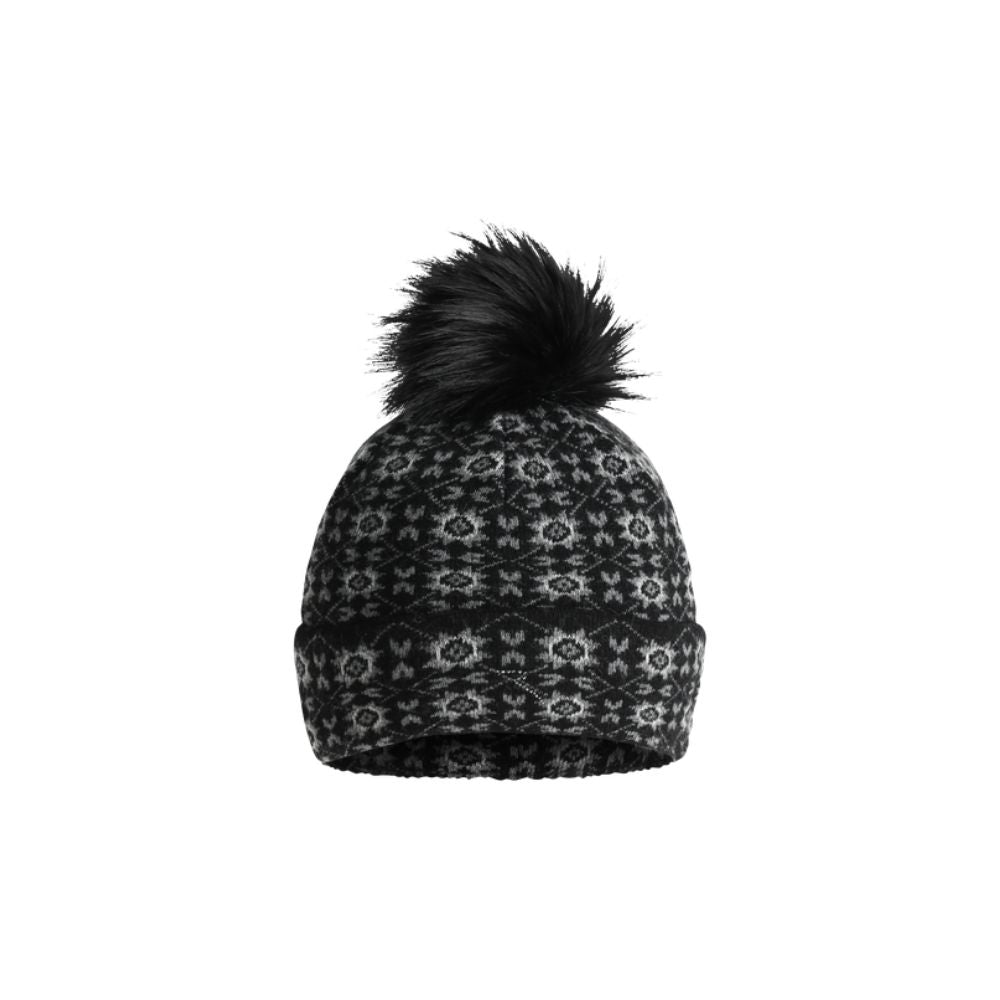 WULL Fleece Pattern Beanie - Soft & Warm Winter Hat for Men & Women - Perfect for Skiing, Snowboarding & Outdoor Activities