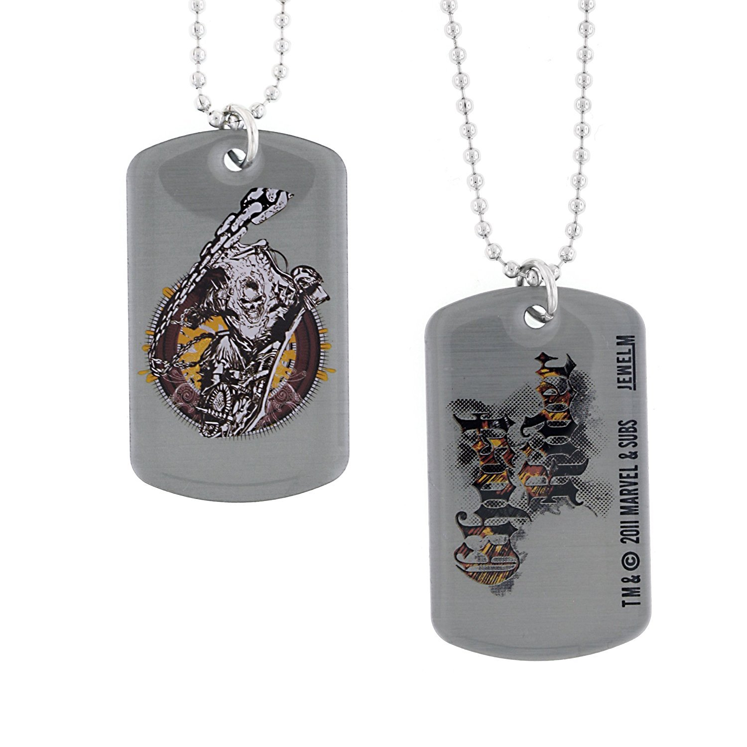 Marvel Ghost Rider Rage Double Sided Comic Dog Tag - Officially Licensed Collectible | Perfect for Comic Con, Cosplay & Superhero Fans