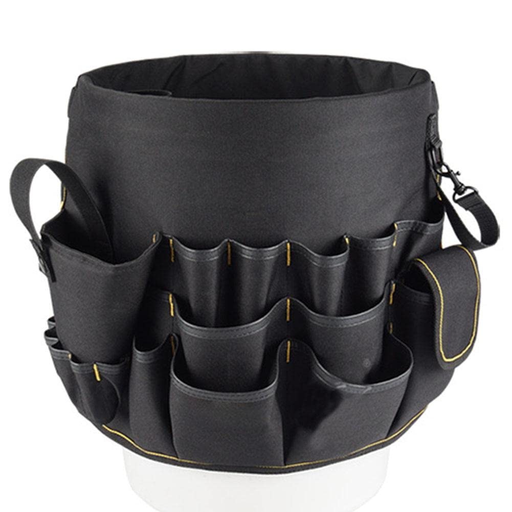 Multi-Function Electrician Tool Bag - 30x28cm Heavy Duty Repair Kit for Home, Garden & Construction - Durable Hardware Storage Organizer with Multiple Pockets (Color A) - Perfect for Electricians, DIY Projects & Professional Worksites