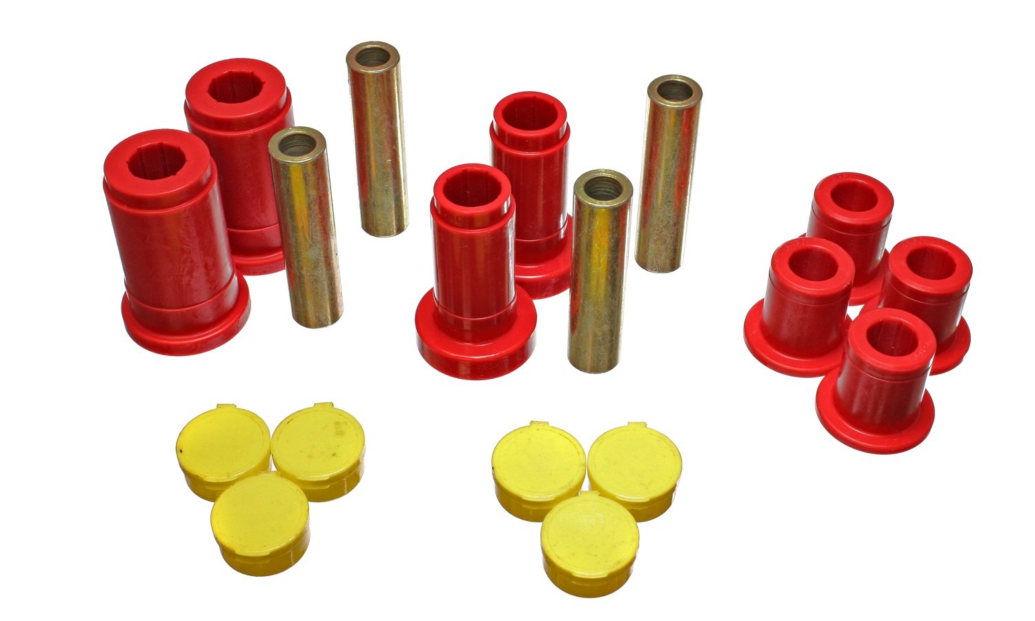Energy Suspension 5.3137R Front Control Arm Bushing Set - Compatible with Chevy/GMC R1500 2WD Trucks - Improves Handling & Ride Comfort for Off-Road & Daily Driving