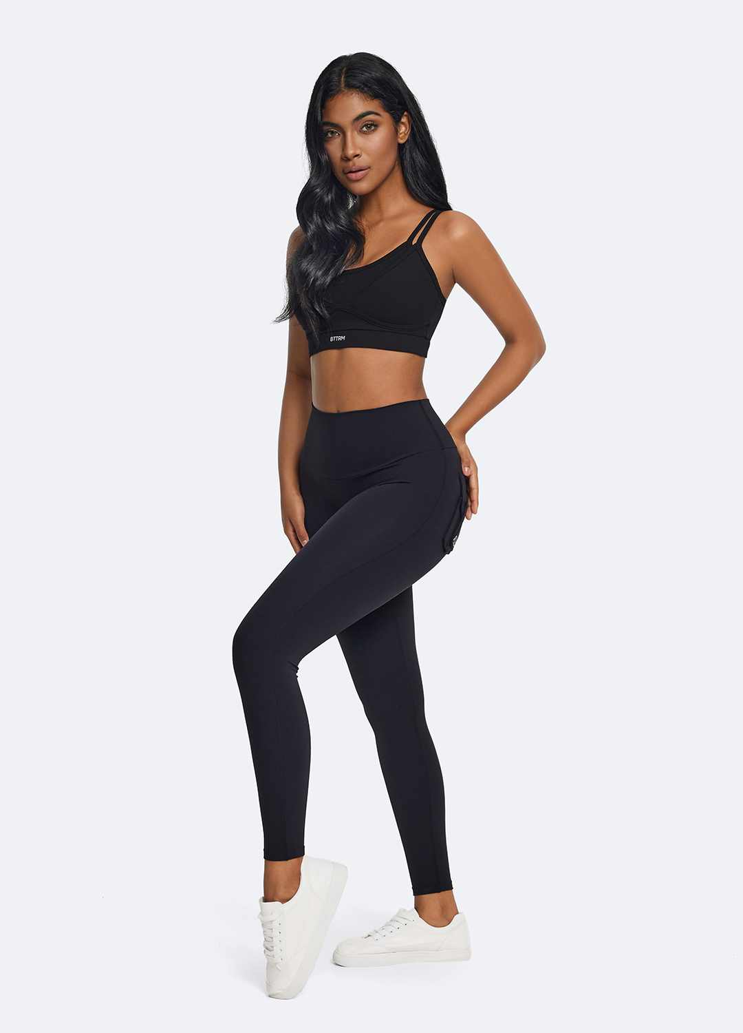 High Waist Push Up Leggings with Back Pockets - Tummy Control Workout Yoga Pants for Women - Perfect for Gym, Running & Everyday Wear