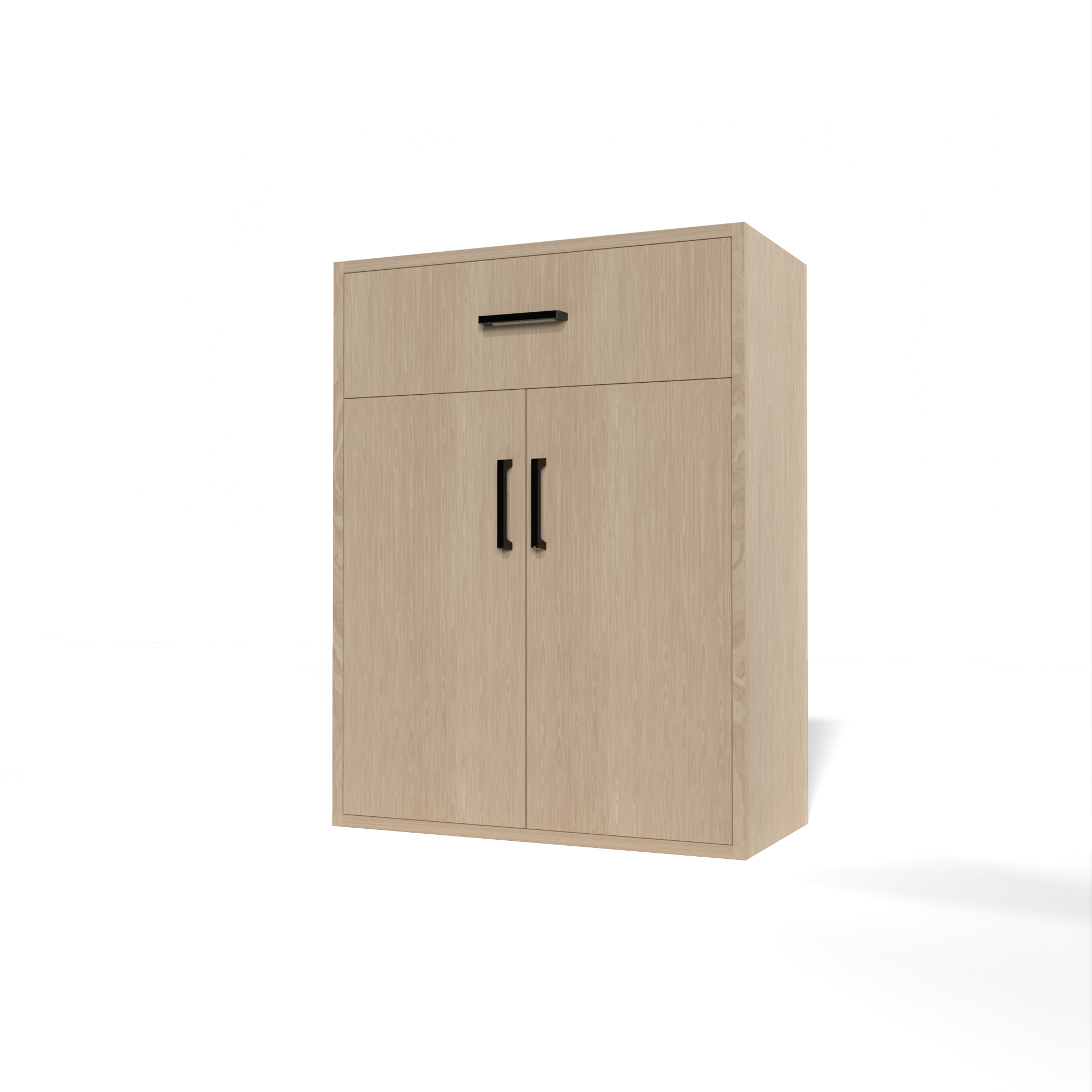 GrandCellar™ 6 Column Full Depth Wine & Liquor Cabinet with Black Handle Pulls - Perfect for Home Bar, Dining Room & Wine Storage Organization