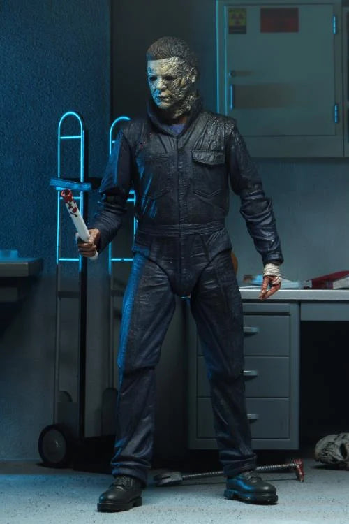 Halloween Kills Ultimate Michael Myers Action Figure - Collectible Horror Movie Character for Halloween Decor & Horror Fans Collection