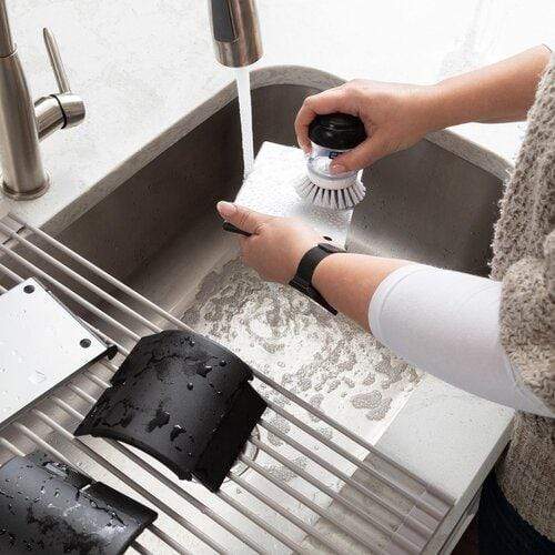 Qdos Heat-Resistant Stove Guard - Self-Adhesive Kitchen Safety Protector for Gas & Electric Stoves - Prevents Burns & Spills While Cooking