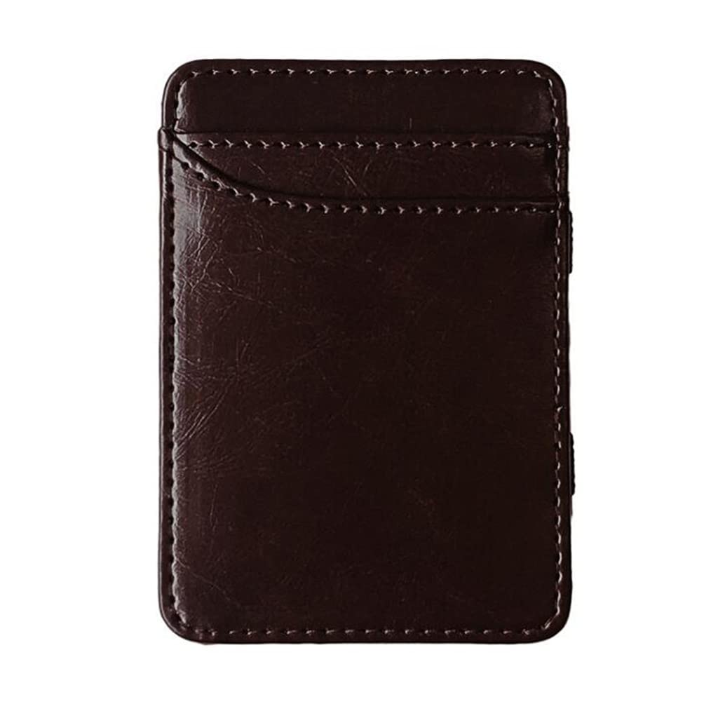 Slim Leather Wallet for Men & Women - RFID Blocking Bifold Credit Card Holder with Money Clip - Compact 10x7cm Cash Organizer (Color C) - Perfect for Everyday Use, Travel & Business Gifts