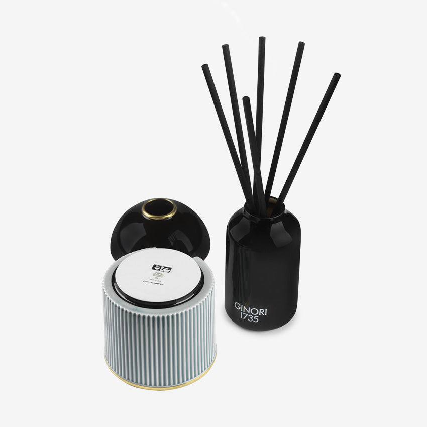 Ginori 1735 LCDC The Amazon Scent Diffuser with Cover - Elegant Home Fragrance Diffuser for Living Room, Bedroom, Office & Spa | Water-Based Essential Oil Aromatherapy
