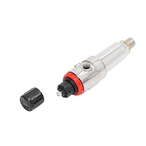 3/8in NPT Water Oil Separator Filter - Zinc Alloy Airbrush Moisture Trap for Air Compressor | Prevents Moisture Damage in Painting, Sandblasting & Pneumatic Tools