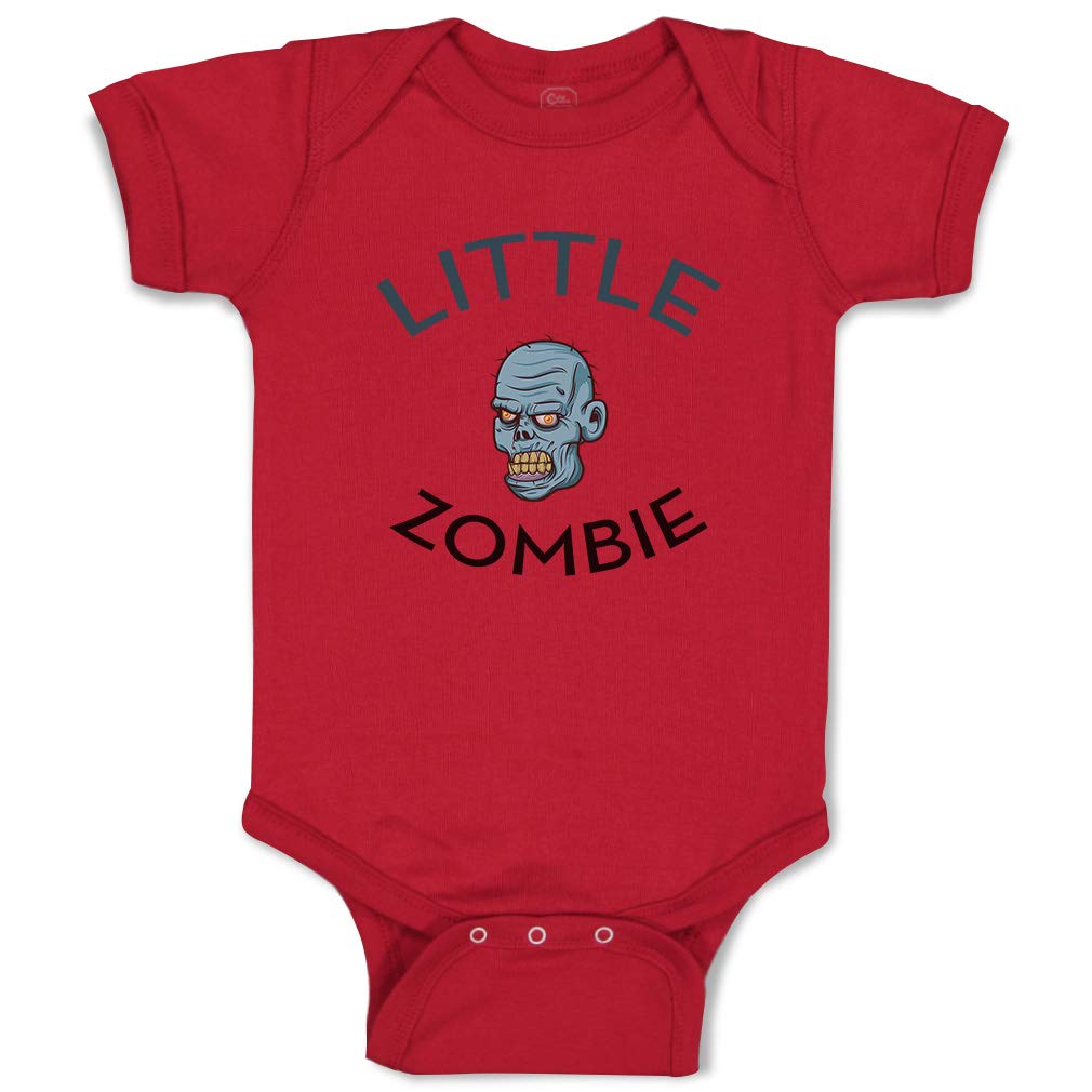 Custom Baby Bodysuit - Funny Little Zombie Cotton Striped Outfit for Boys & Girls | Perfect for Halloween, Costume Parties & Cute Photo Shoots