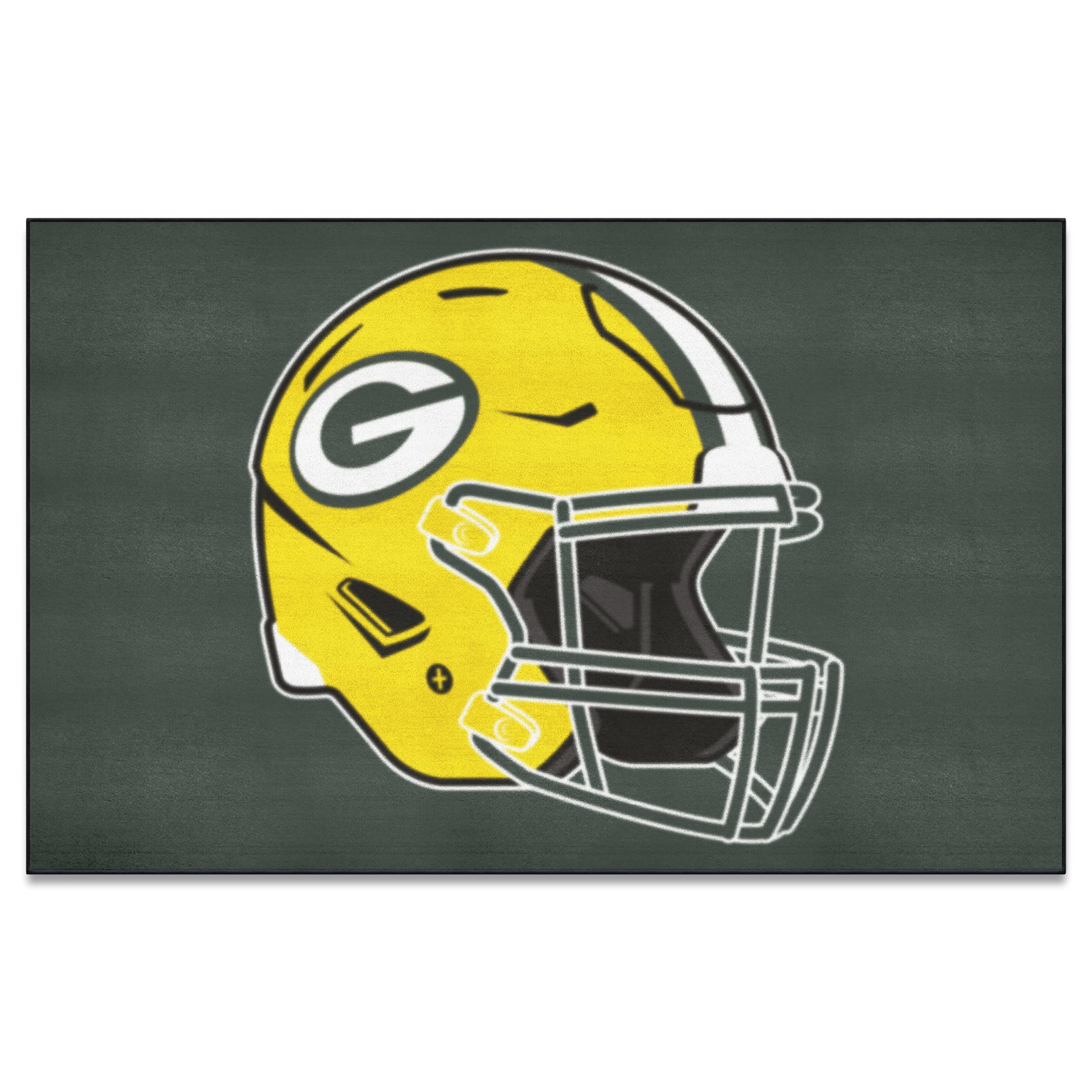 FANMATS 5759 Green Bay Packers Ulti-Mat Rug - 5ft x 8ft NFL Team Logo Carpet | Durable Sports Fan Area Rug for Home Decor, Game Room & Tailgating Parties - Perfect for Packers Fans Bedroom, Living Room or Man Cave