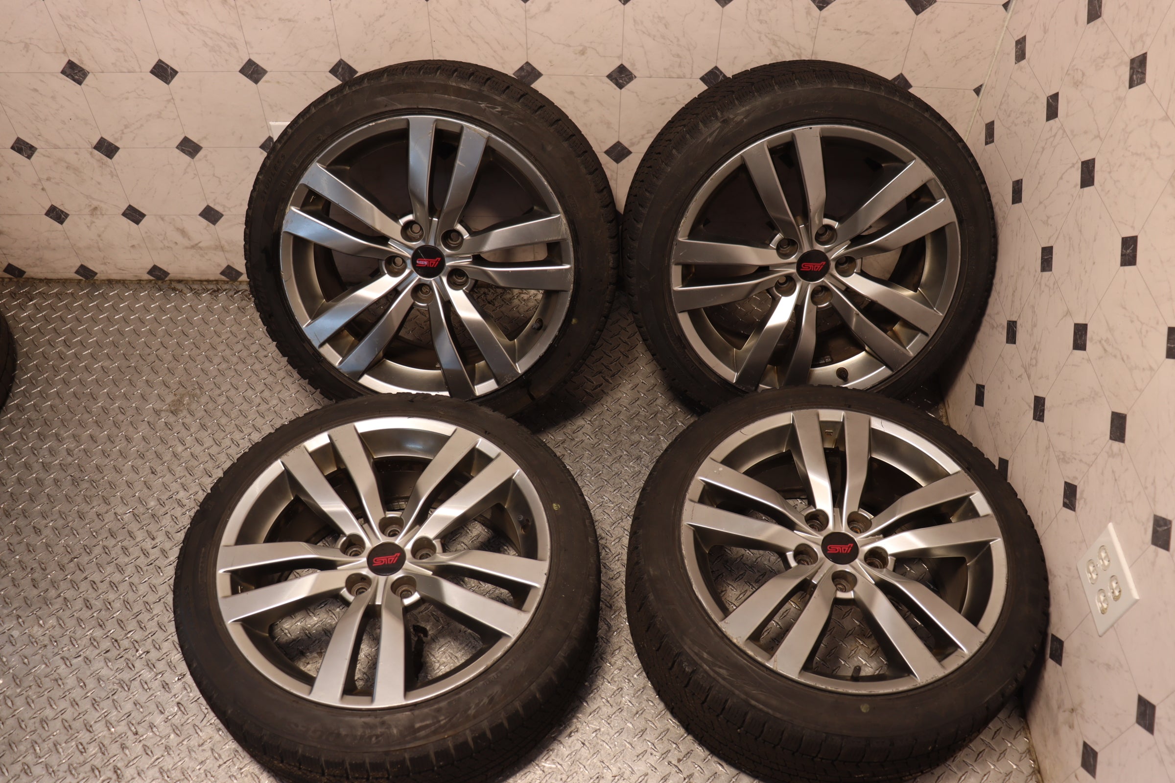 2008-2014 Subaru Impreza WRX STI Alloy Wheels - High-Performance Replacement Rims for Racing & Off-Road Driving