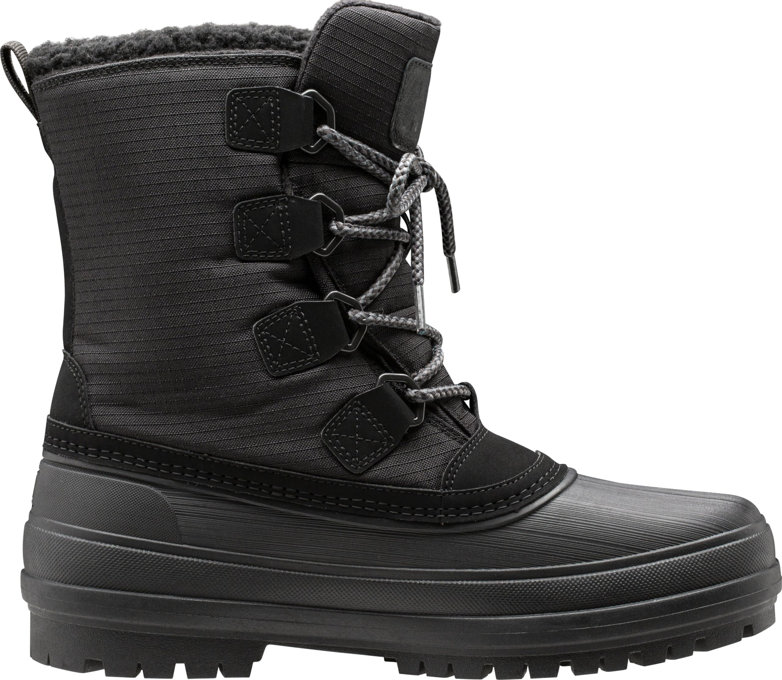 Helly-Hansen Men's Gamvik Waterproof Winter Boots with Removable Insulated Felt Sock & Faux Fur Lining - Warm Snow Boots for Hiking, Ice Fishing & Cold Weather Outdoor Activities (Multiple Colors)