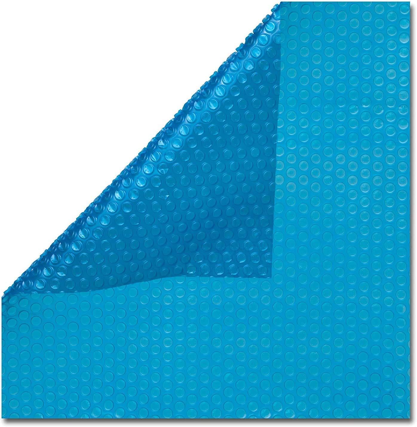 Premium 8x8 Solar-Powered Thermal Spa Blanket - Heavy Duty Bubble Design in Blue - Perfect for Outdoor Hot Tub Relaxation & Cold Weather Comfort