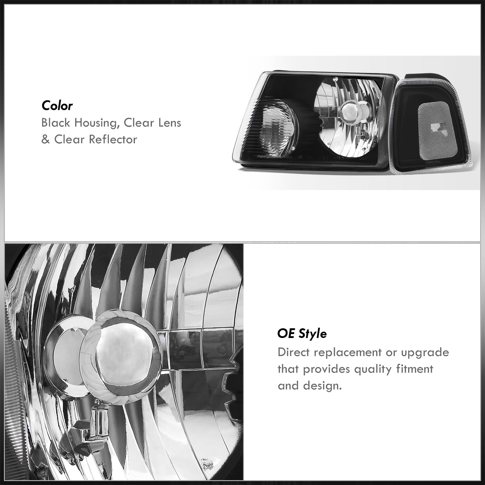 Ford Ranger Headlights & Bumper Lamps (2001-2011) - Off-Road & Night Driving