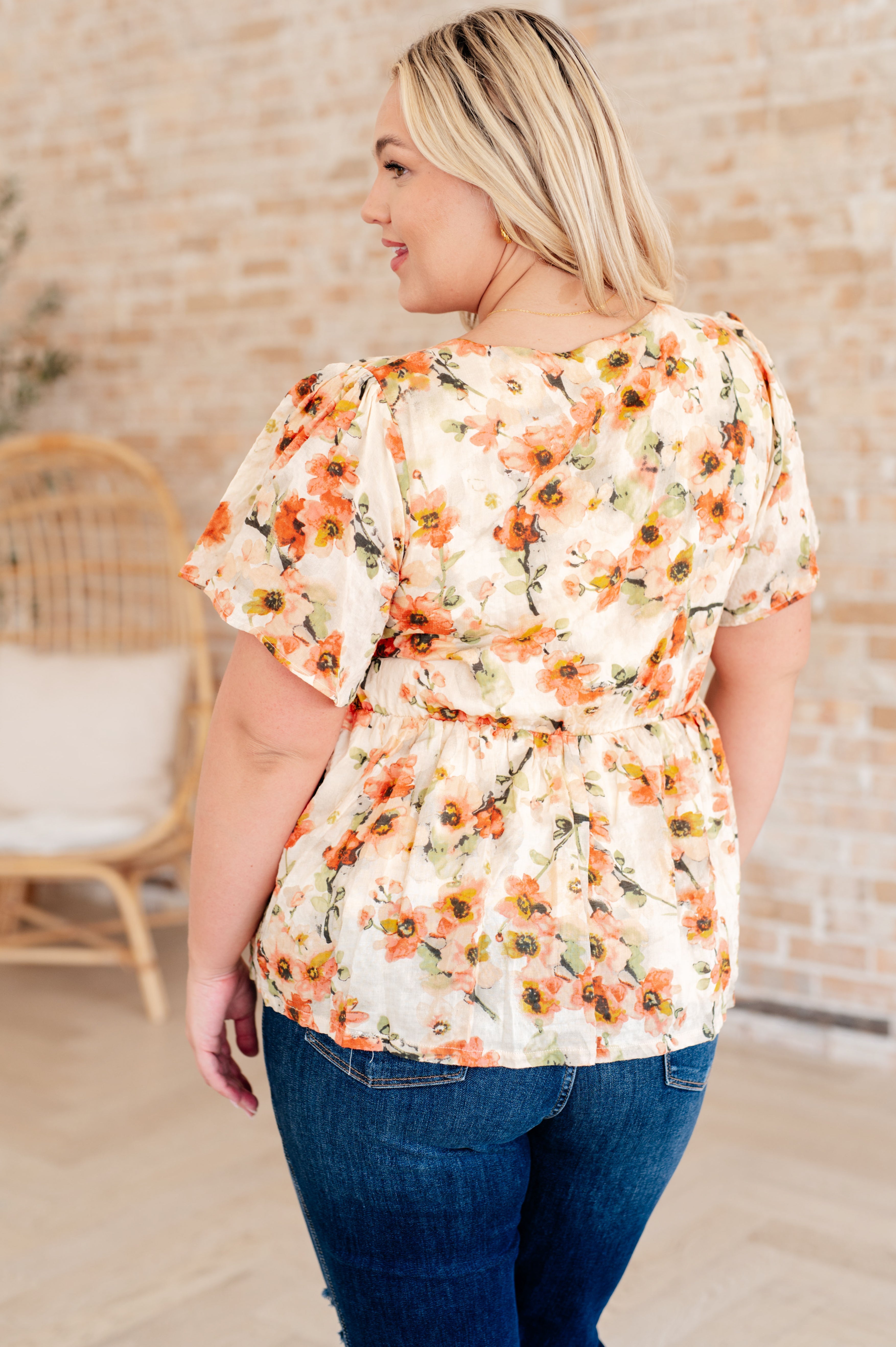 Magic Dance Square Neck Floral Blouse Women's Elegant Summer Top - Perfect for Office Wear, Date Nights & Casual Outings
