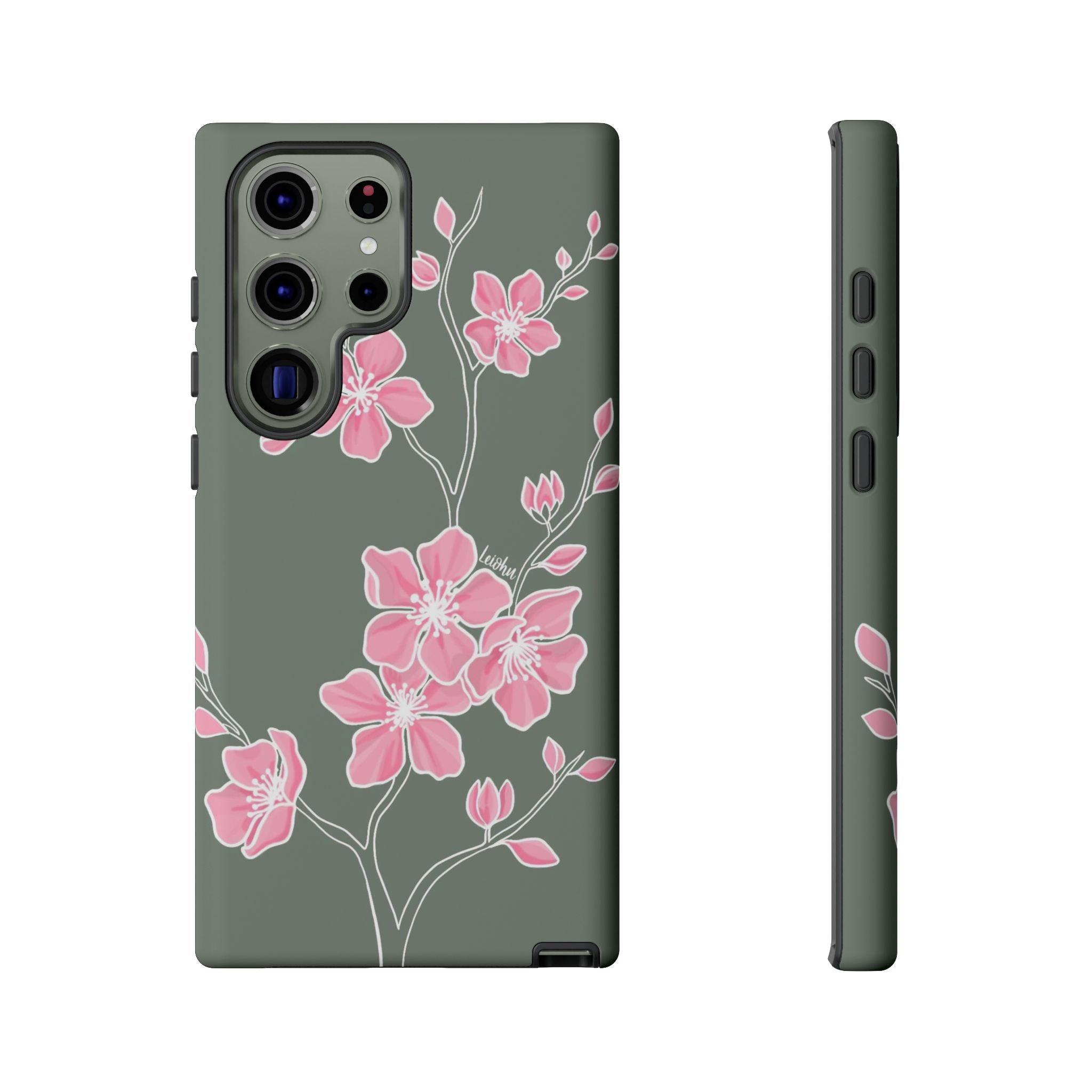 Samsung Galaxy Phone Case with Cherry Blossom Design - Stylish Protective Cover for Everyday Use, Travel & Work