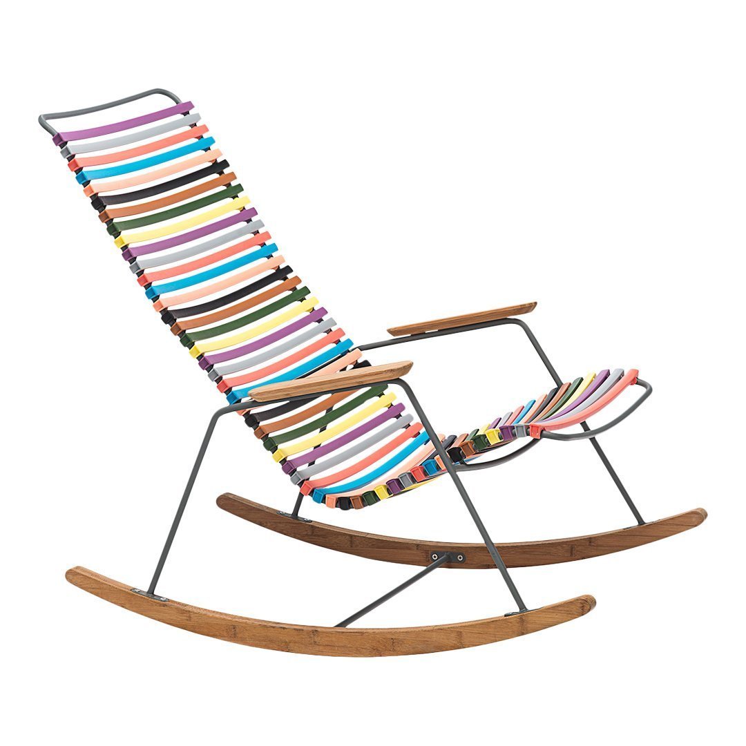 Best Outdoor Rocking Chair for Patio, Garden & Backyard - Durable All-Weather Wicker Furniture with Cushions - Perfect for Relaxing, Reading & Enjoying Nature