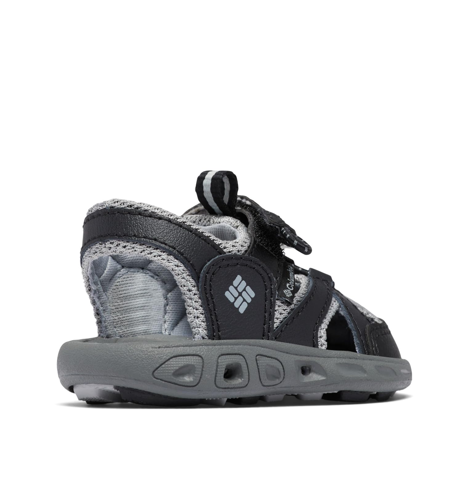 Columbia Youth Toddler Techsun Wave Sandal - Waterproof Hiking Sandals for Boys & Girls, Black/Steam, Size 6 - Perfect for Beach, Pool & Outdoor Adventures