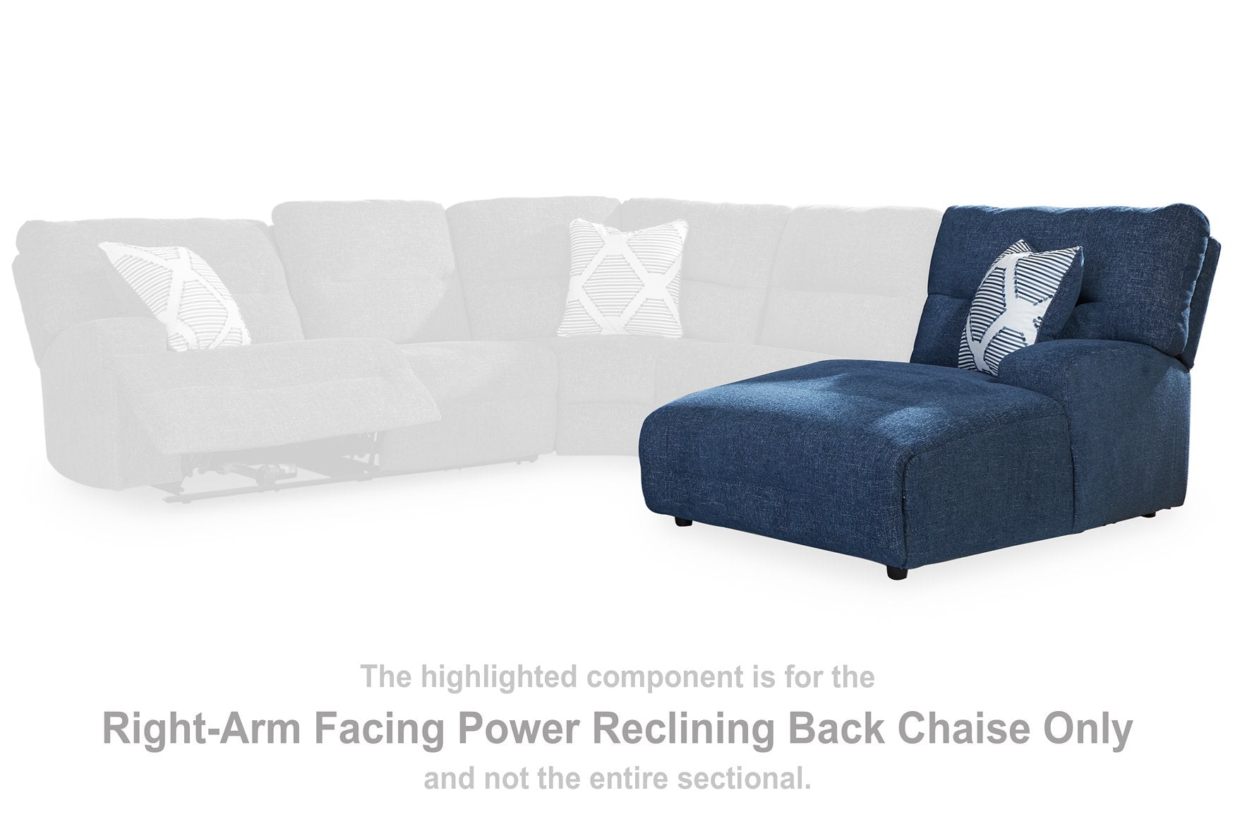 Acklen Place Power Reclining Sectional Sofa with Chaise Lounge - Modern Recliner Living Room Furniture for Home Theater & Family Relaxation