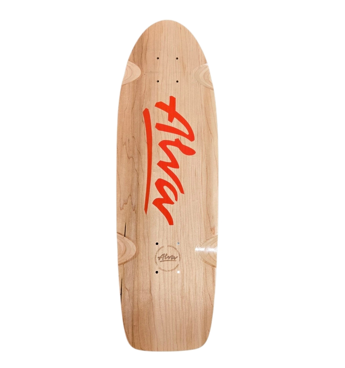 ALVA BELA Reissue Skateboard Deck - Orange | Classic Retro Skateboard for Street & Park Riding | Perfect for Skaters & Collectors
