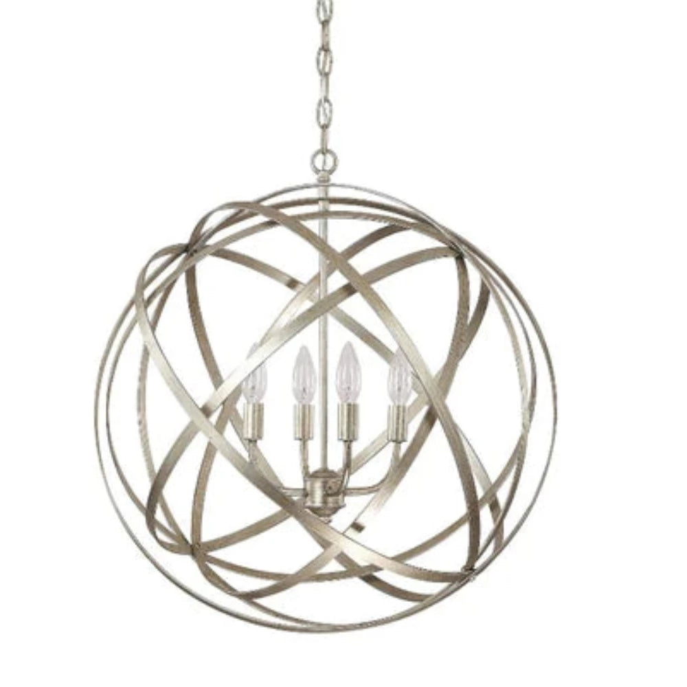 Skai Black Chandelier - Elegant Modern Ceiling Light Fixture for Dining Room, Bedroom, or Living Room Decor