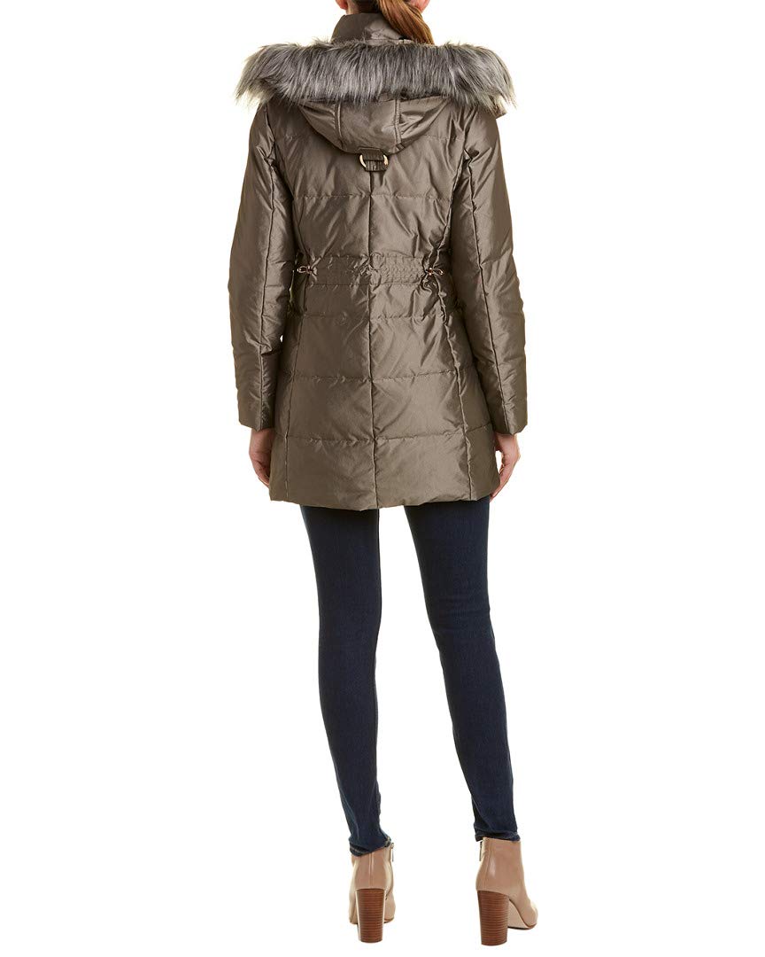 Cole Haan Women's Iridescent Down Puffer Jacket - Lightweight Winter Coat with Water-Resistant Shell for Cold Weather, Fashionable Outerwear for Work, Travel & Outdoor Activities