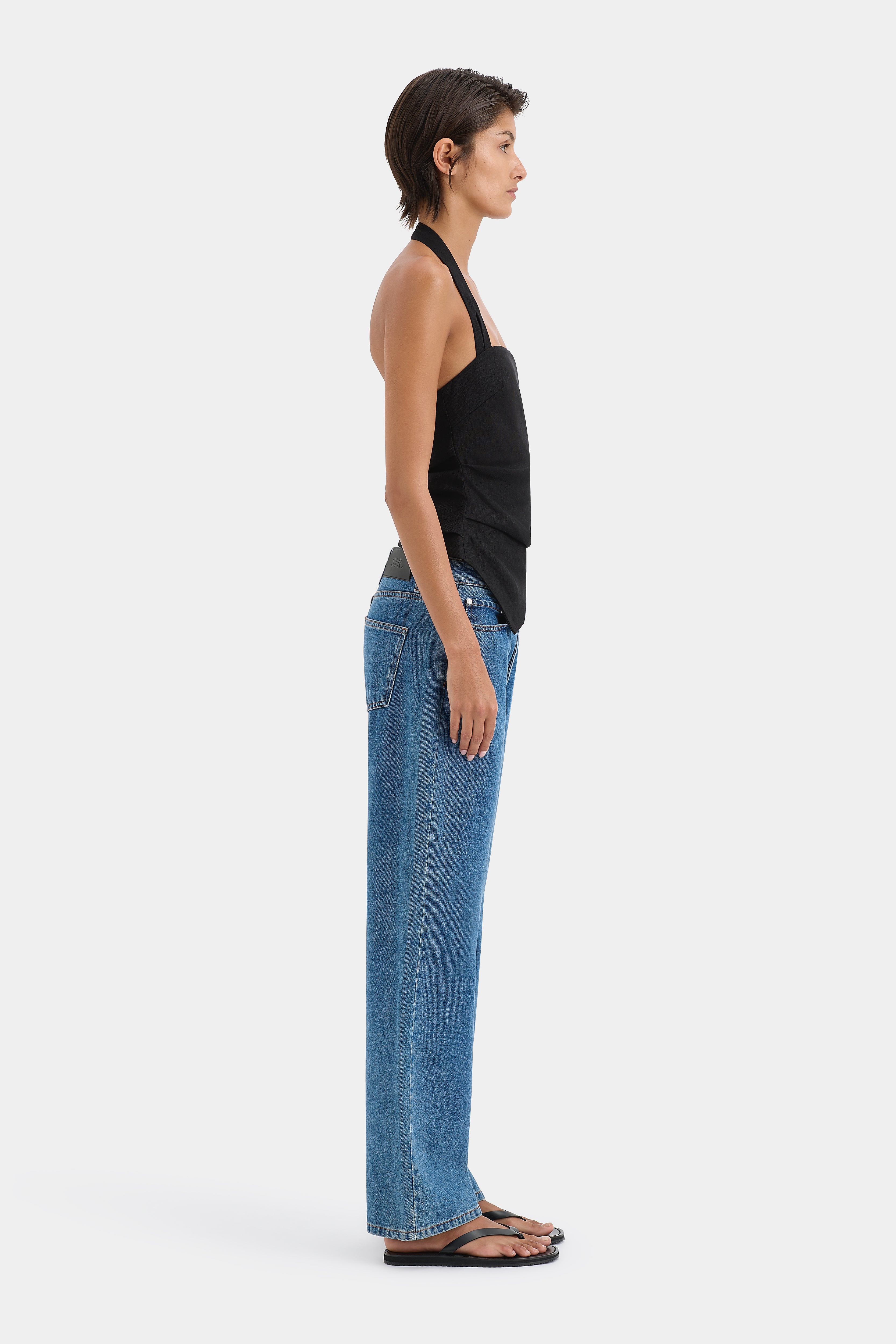 Elegant Dorian Halter Top for Women - Stylish Summer Crop Tops - Perfect for Beach, Vacation & Casual Outings