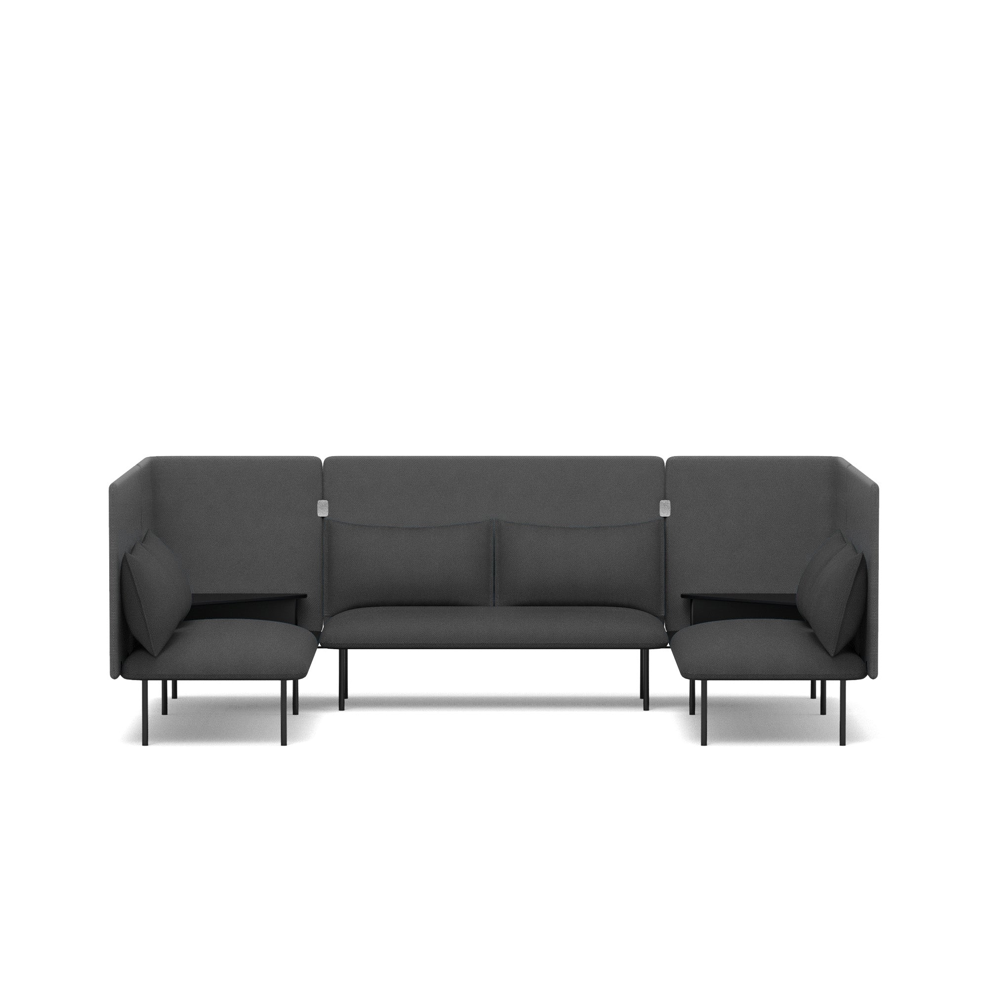 QT Adaptable Collab Lounge Sofa - Modular Sectional Couch for Office & Home - Perfect for Collaborative Workspaces, Living Rooms, and Lounge Areas