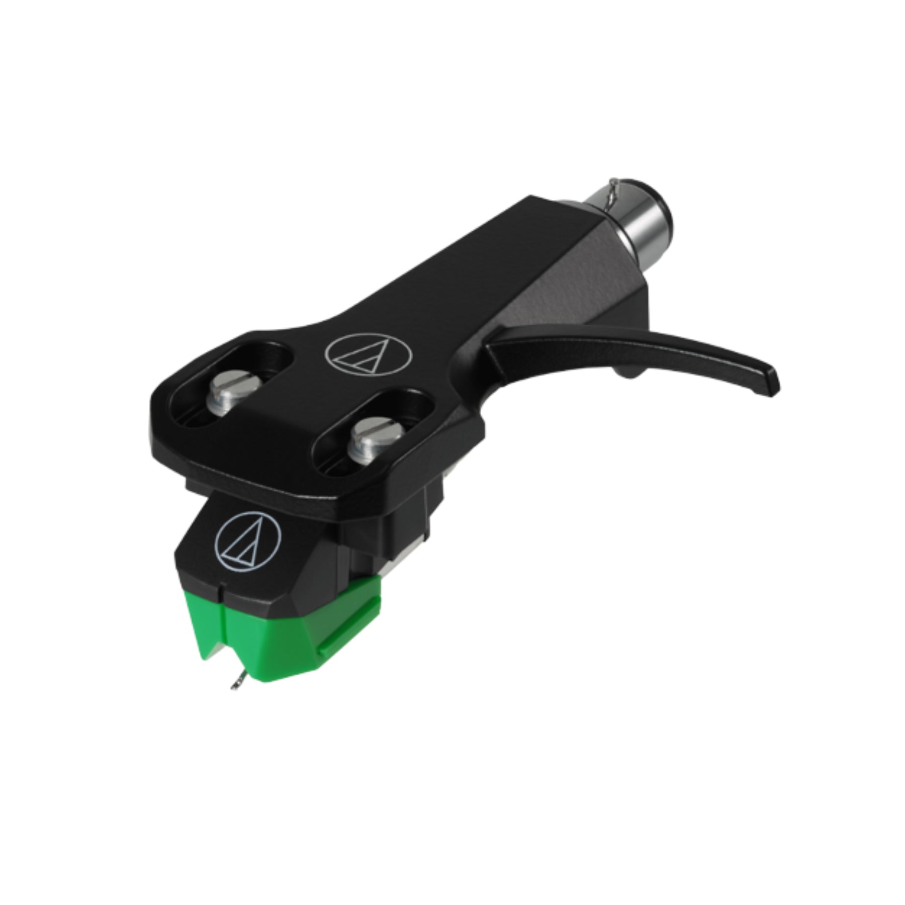 Audio Technica AT VM95E/H Cartridge Headshell Combo - High Performance Vinyl Record Player Stylus & Headshell for Turntables - Perfect for DJs, Audiophiles & Home Music Listening