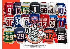 2025 Autographed Gold Rush Hockey Jersey - Limited Edition 1 - Collectible Sports Memorabilia for Fans & Players - Perfect for Games, Events & Display