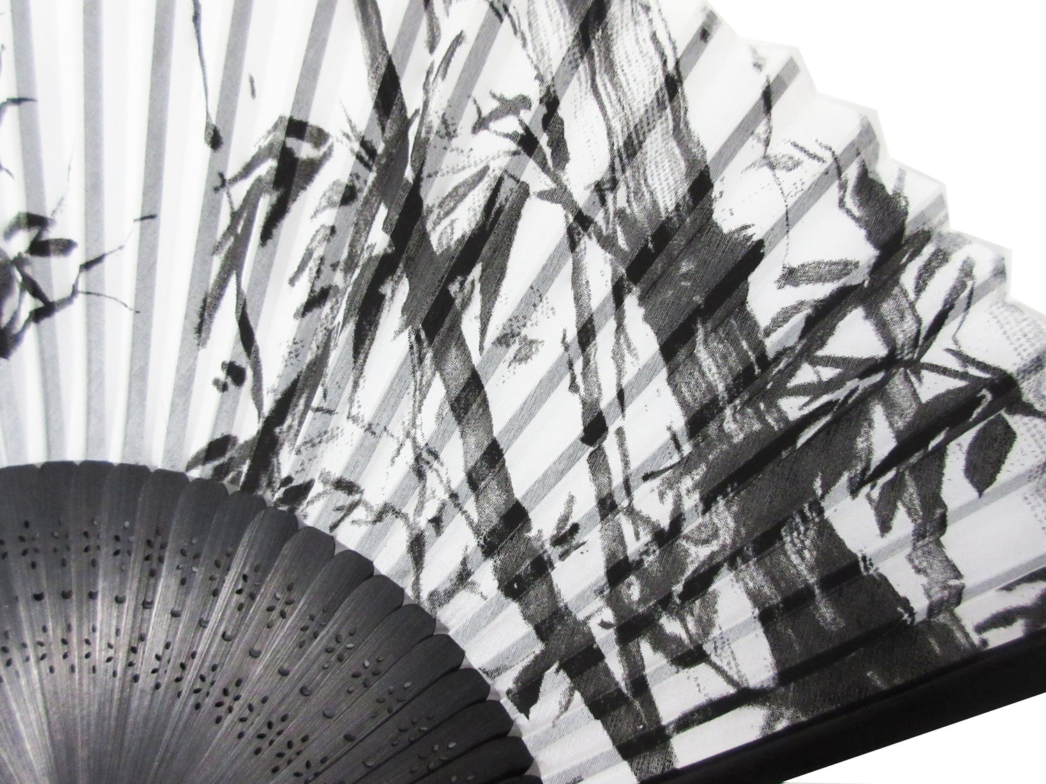 Japanese Folding Hand Fan - Traditional Bamboo Handheld Fan for Women & Men - Portable Cooling Fan for Summer, Travel, Yoga, and Outdoor Activities