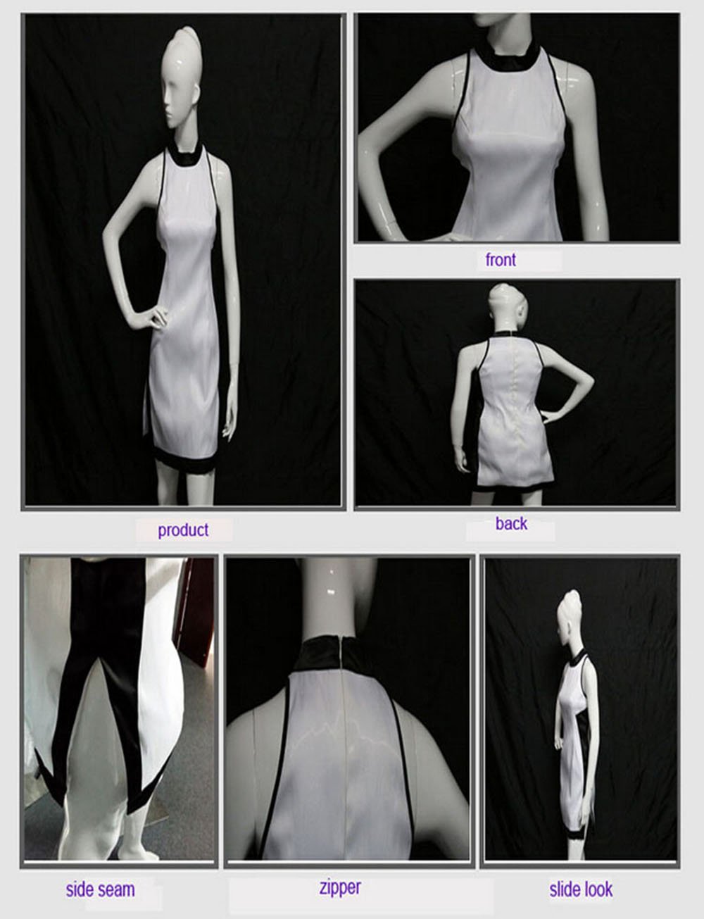 Elegant LED RGB Glow in The Dark Party Dress - Wireless App Controlled, Adjustable Colors & Brightness (XS, White) | Perfect for Birthday Celebrations, Evening Parties, Raves & Special Events
