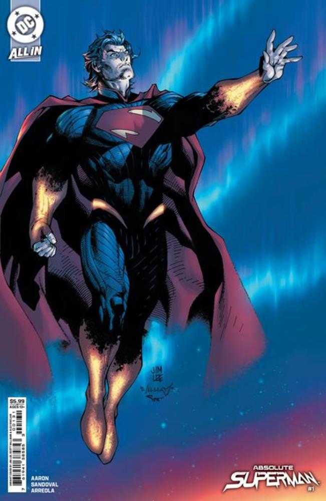 Absolute Superman #1 Cover C Jim Lee Card Stock Variant - Limited Edition Comic Book for Collectors, Fans & Gifts | Perfect for Display, Framing & Comic Conventions