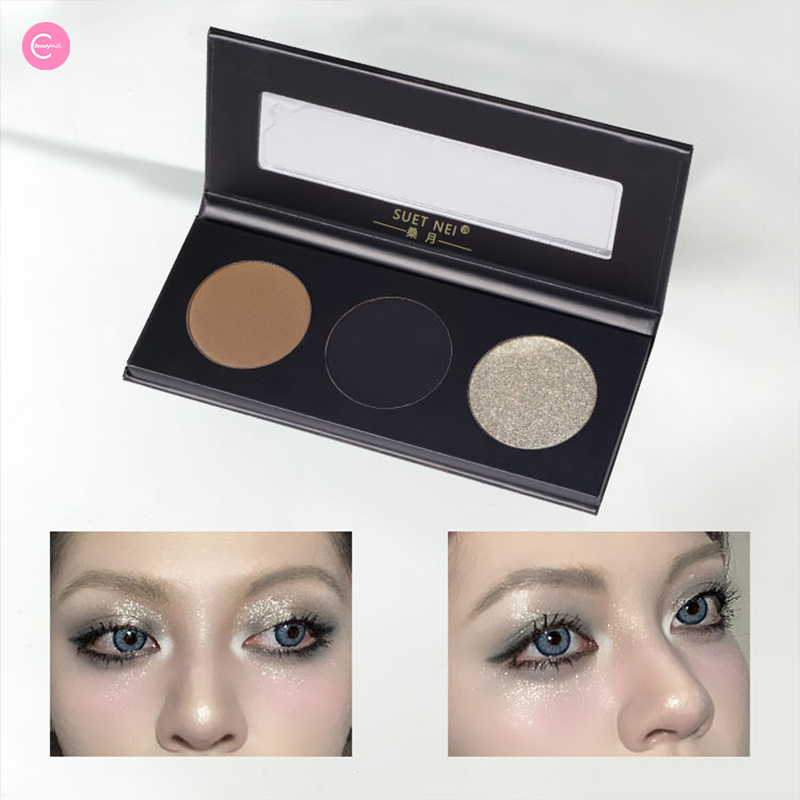 SUET NEI Diamond Glow Mono Eyeshadow - Long Lasting Shimmer Single Eyeshadow for Day & Night Makeup - Perfect for Party, Wedding & Special Occasions