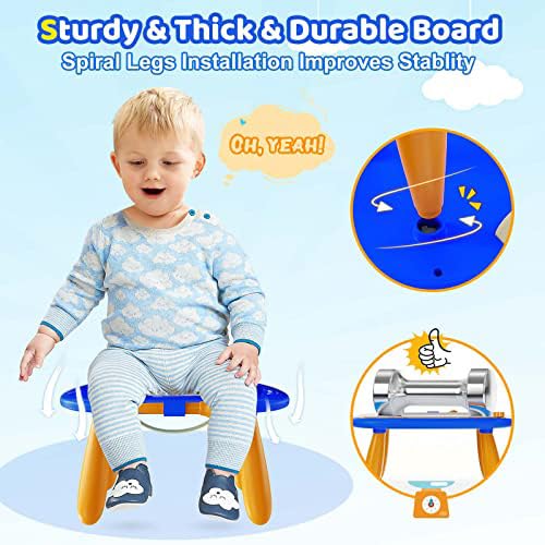 Magnetic Drawing Board for Toddlers 1-3 - Educational Doodle Pad for Kids Birthday Gift - Perfect for Home & Travel Play