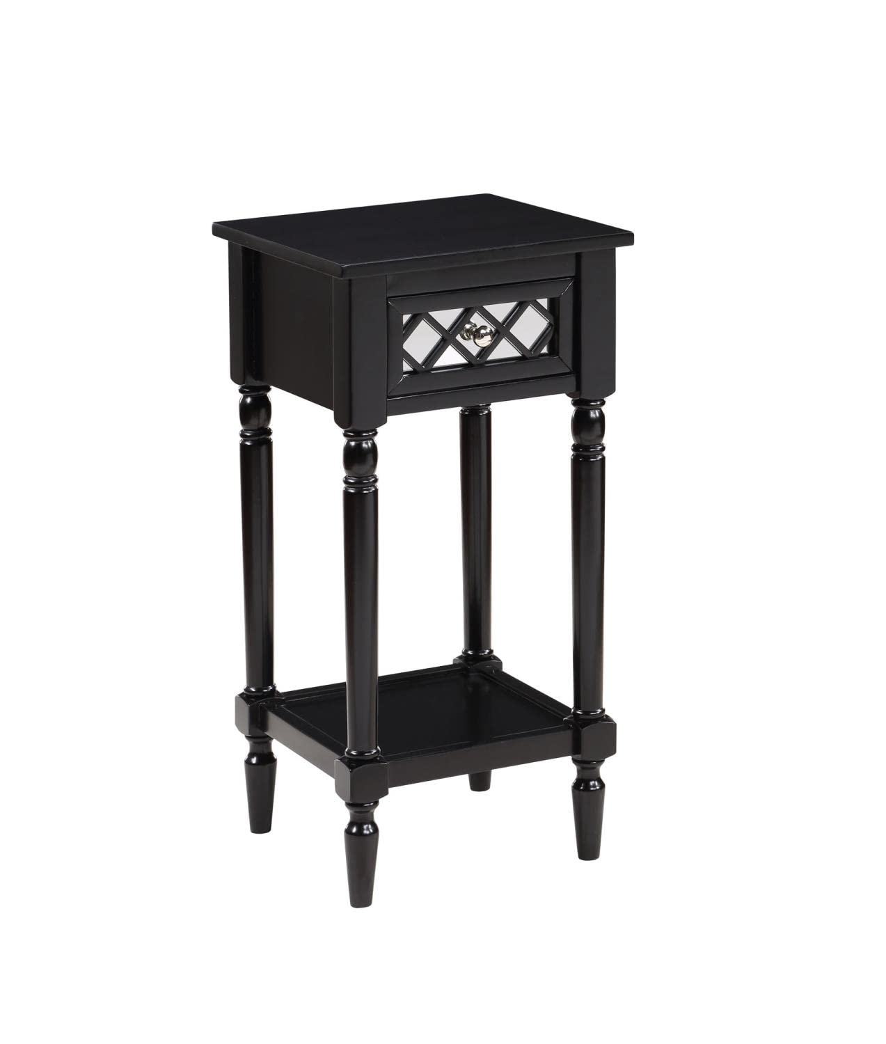 French Country Khloe Deluxe 1-Drawer Accent End Table 14