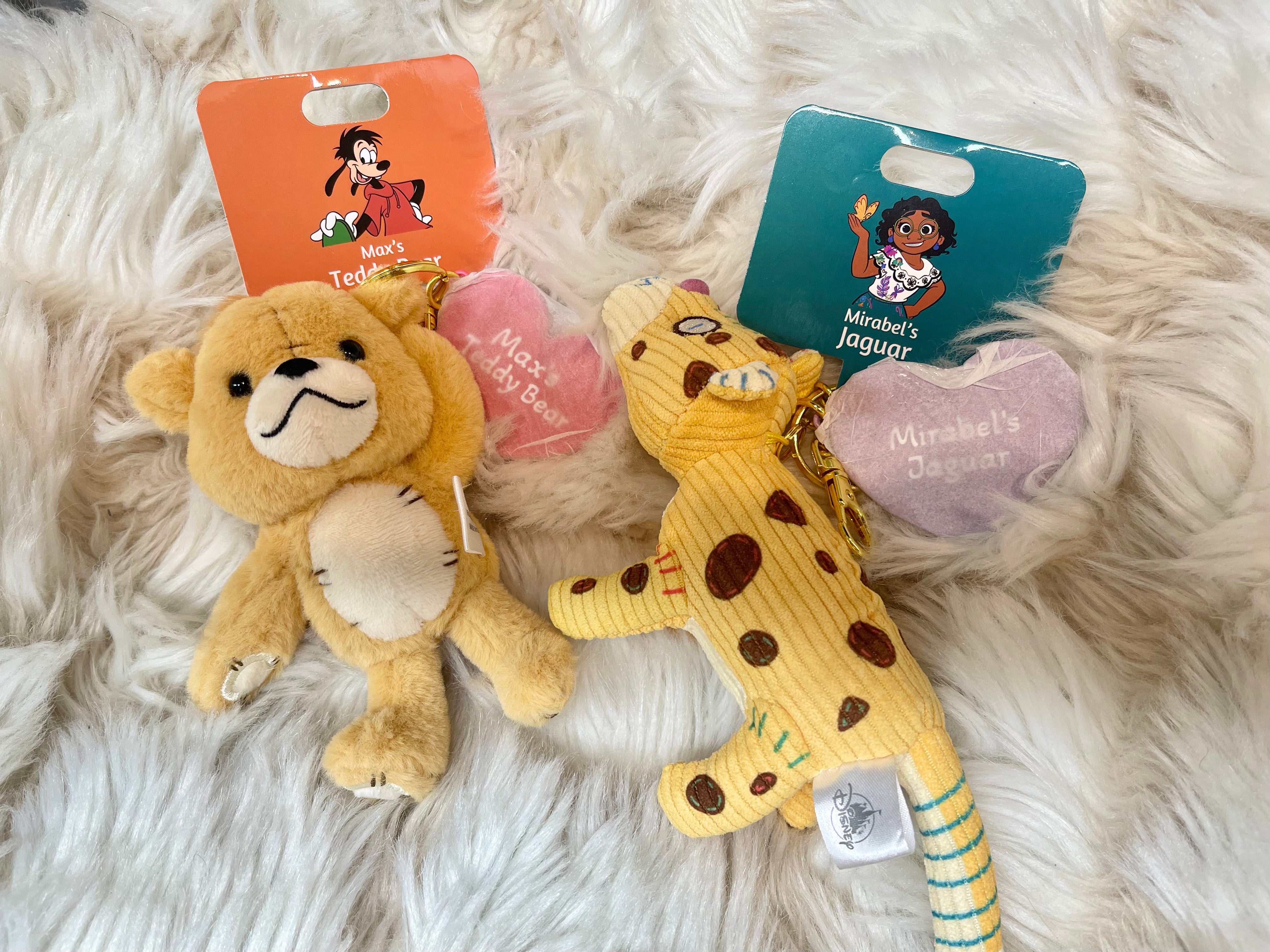 Disney Store Max Teddy Bear - Large Plush Stuffed Animal Toy for Kids & Adults | Perfect for Gifts, Bedroom Decor, and Cuddling | Morabel's Jaguar Keychain - Stylish Metal Car Key Chain for Men & Women | Great for Everyday Use, Gifts, and Travel Accessories