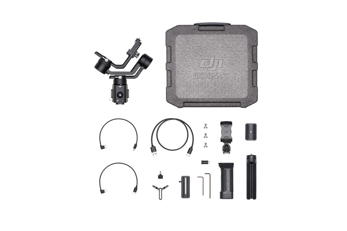 DJI Ronin SC 3-Axis Handheld Gimbal Stabilizer for Mirrorless Cameras - Perfect for Vlogging, Travel & Professional Videography