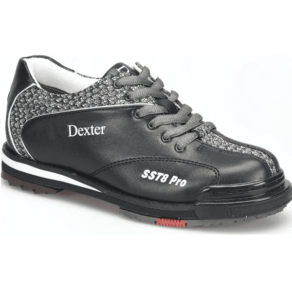 Dexter Women’s SST 8 Pro Black Grey Bowling Shoes - Professional Performance for League & Tournament Play - Perfect for Competitive Bowlers & Casual Play