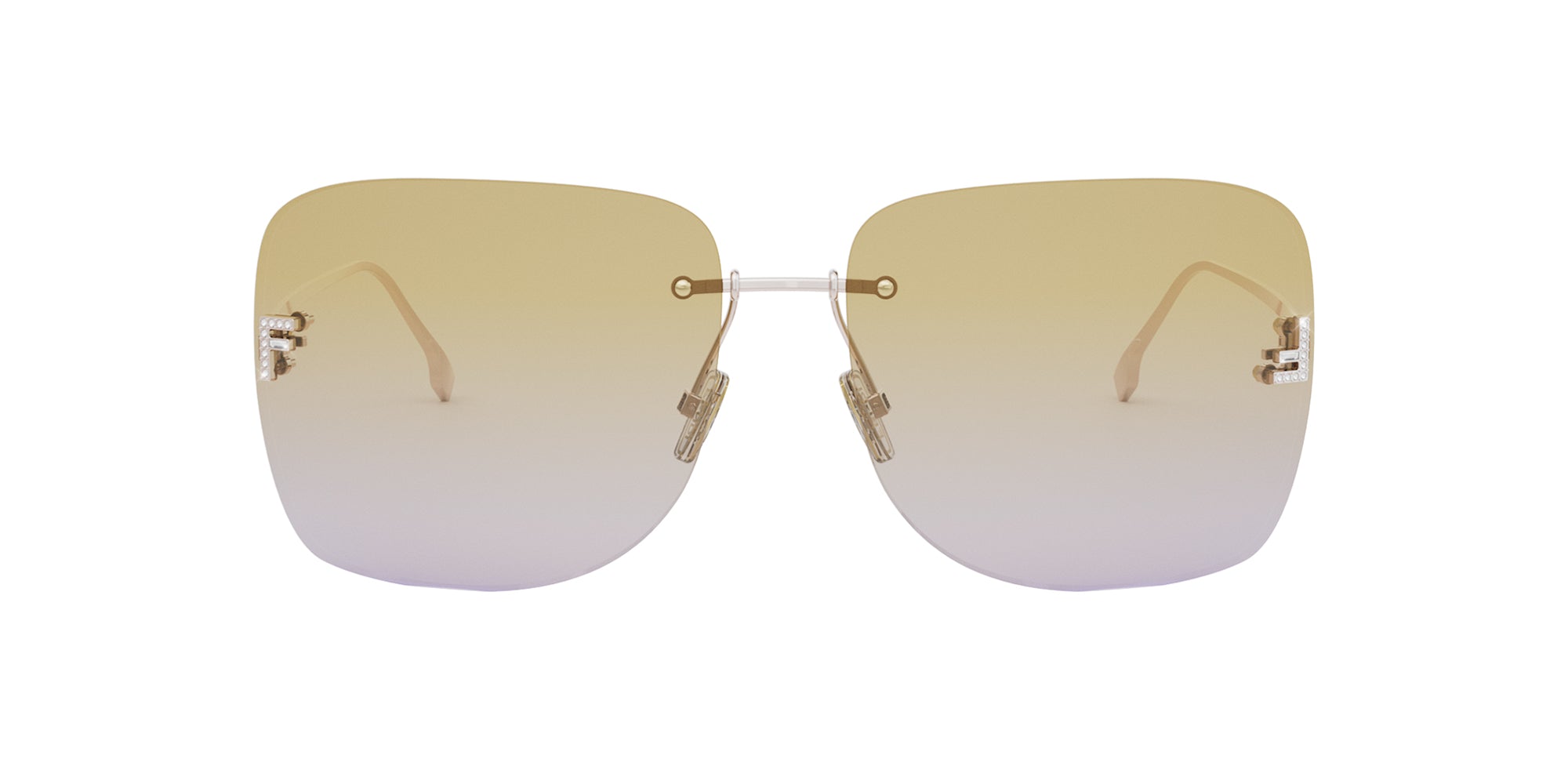 Fendi First Crystal FE4134US Women's Luxury Sunglasses - Stylish UV Protection for Fashion & Outdoor Activities