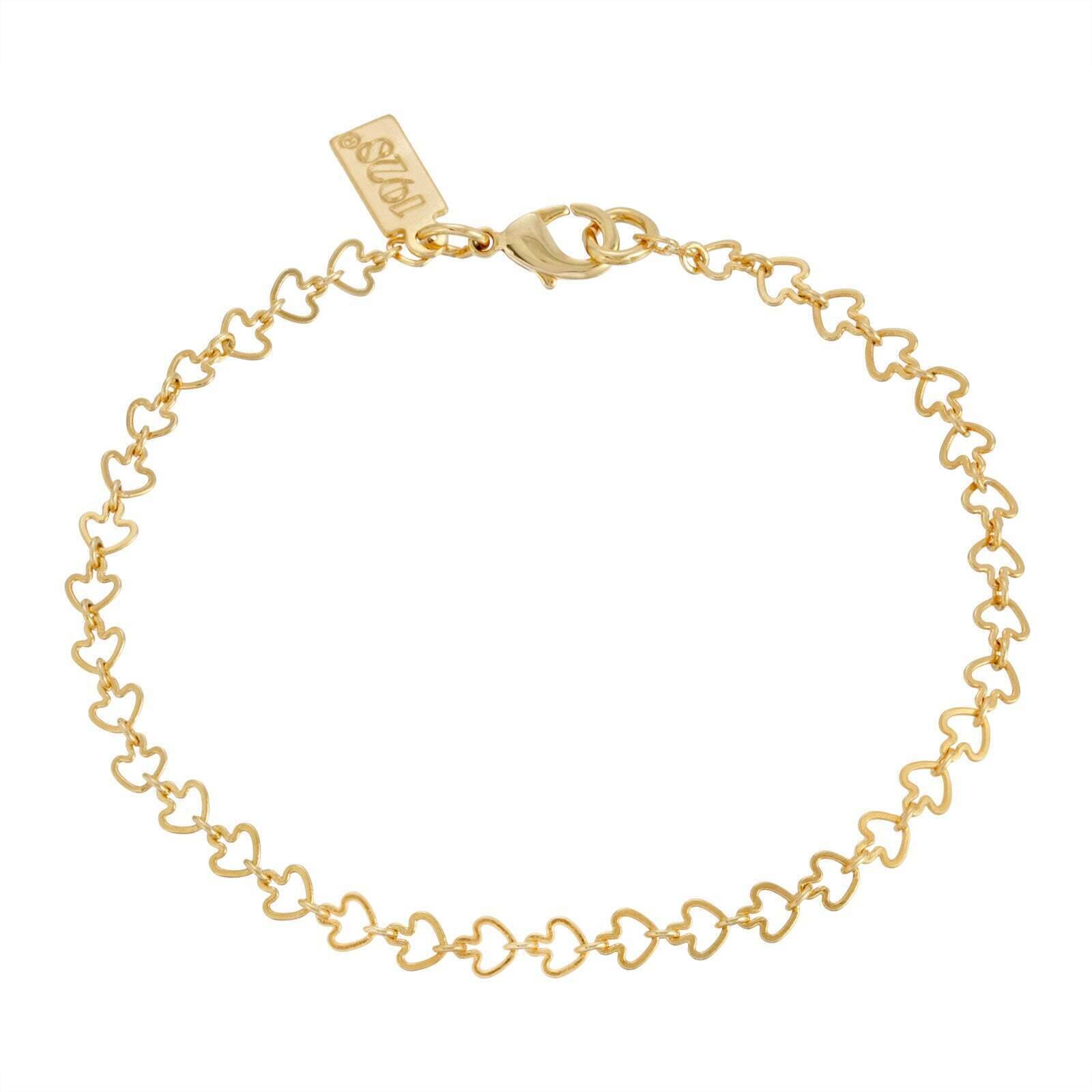 1928 Jewelry 14K Gold Classic Arrow Chain Bracelet for Women - 7