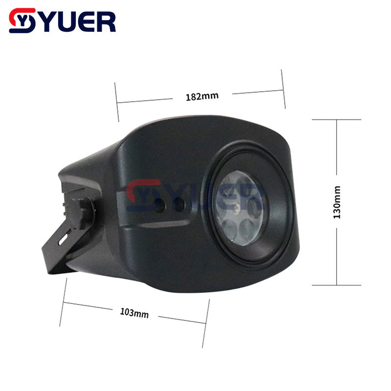 YUER™ RGB Laser Light Projector with 48 Patterns & Remote Control - Disco DJ Party Stage Lighting for Clubs, Events, and Home Entertainment (EU Warehouse)