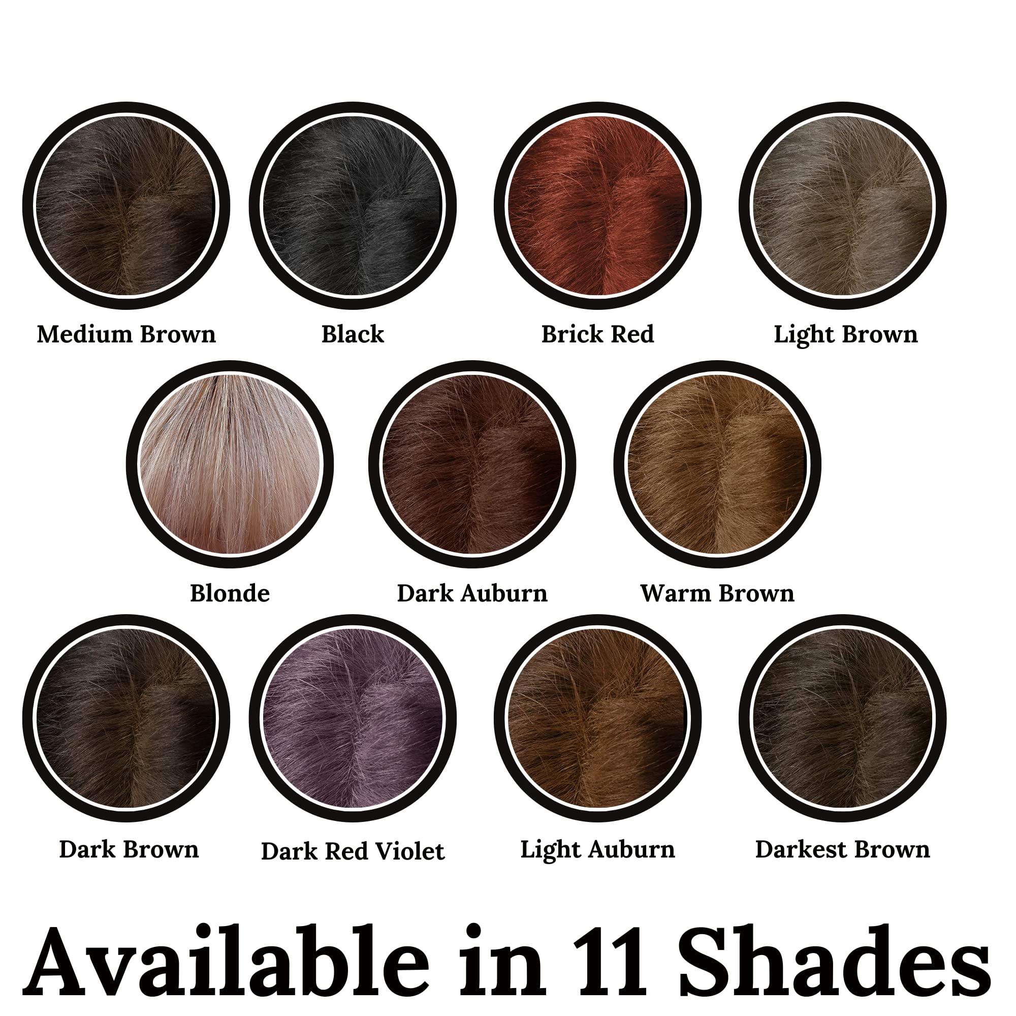 NuBeauti Root Touch Up Hair Powder - 11 Natural Shades, Fragrance-Free & Talc-Free Hairline Concealer (Dark Auburn) - Covers Gray Hair & Thinning Areas for Instant Volume & Confidence Boost