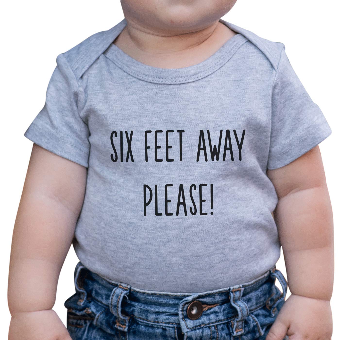 7 ate 9 Apparel Kids Funny Social Distancing T-Shirt - Cute Quarantine Outfit for Boys & Girls - Perfect for School, Playdates & Family Photos
