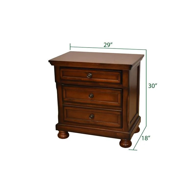 Baltimore Collection Nightstand - Modern Bedside Table with Storage Drawer, Perfect for Bedroom, Living Room & Office | Stylish and Functional Furniture